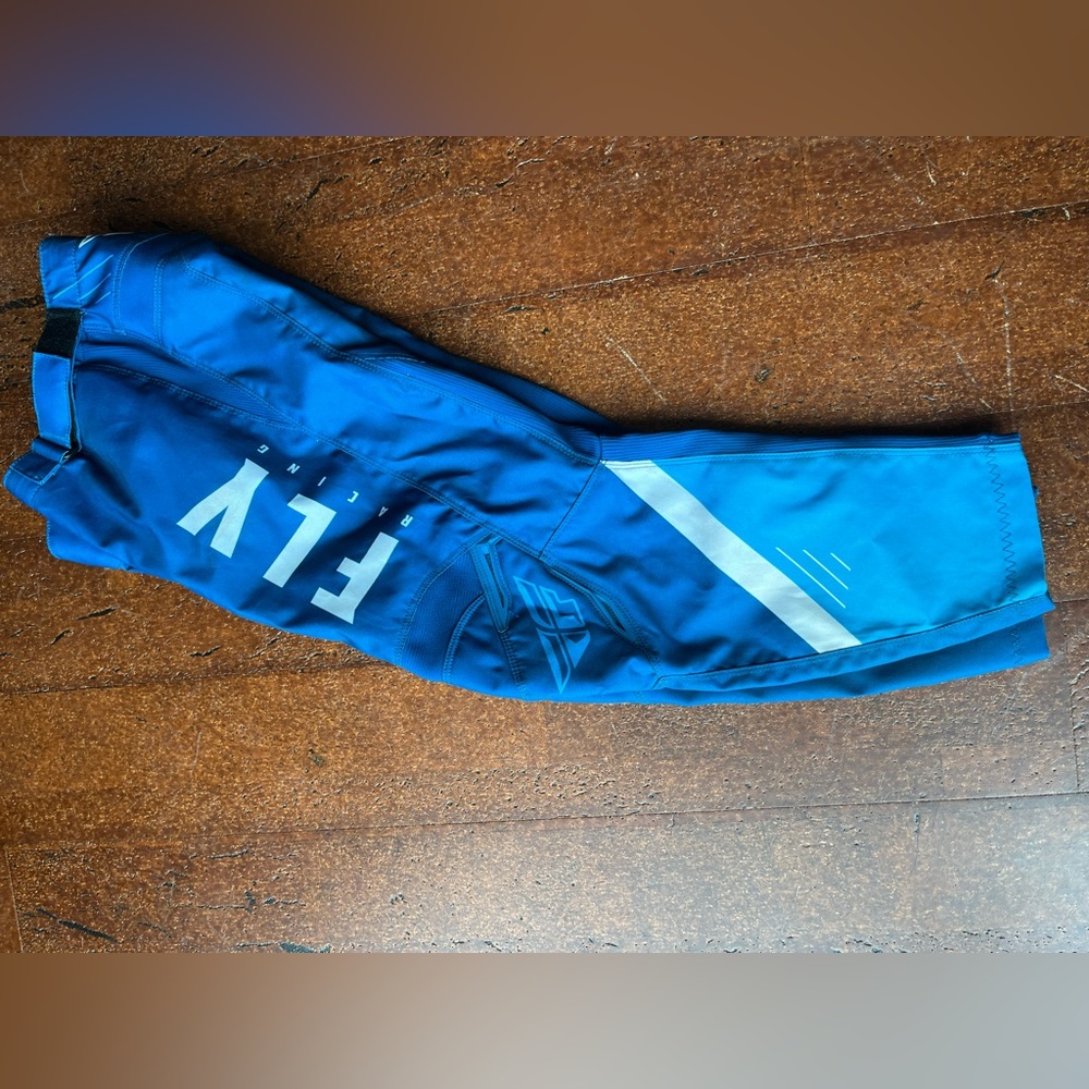 Blue F-16 Fly Dirtbike Racing Pants Size 24